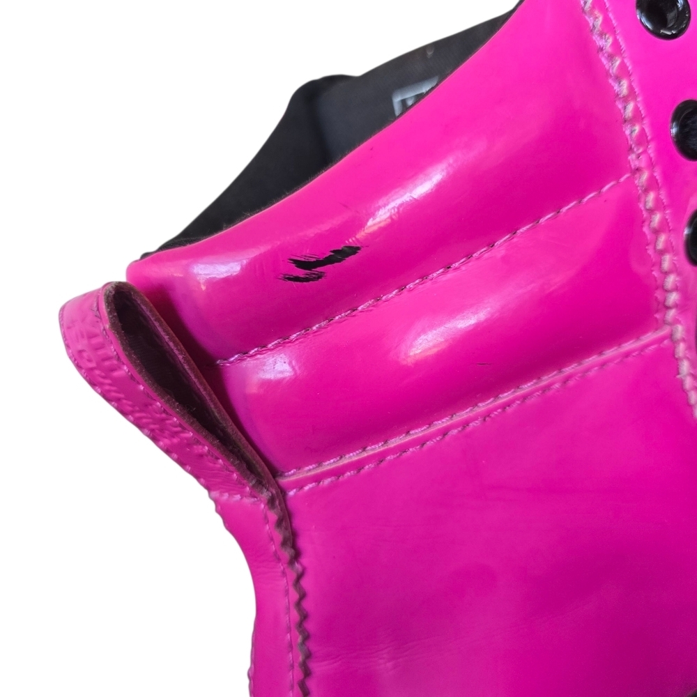 Dr. Martens Pink Combat Boots - Picture 9 of 11